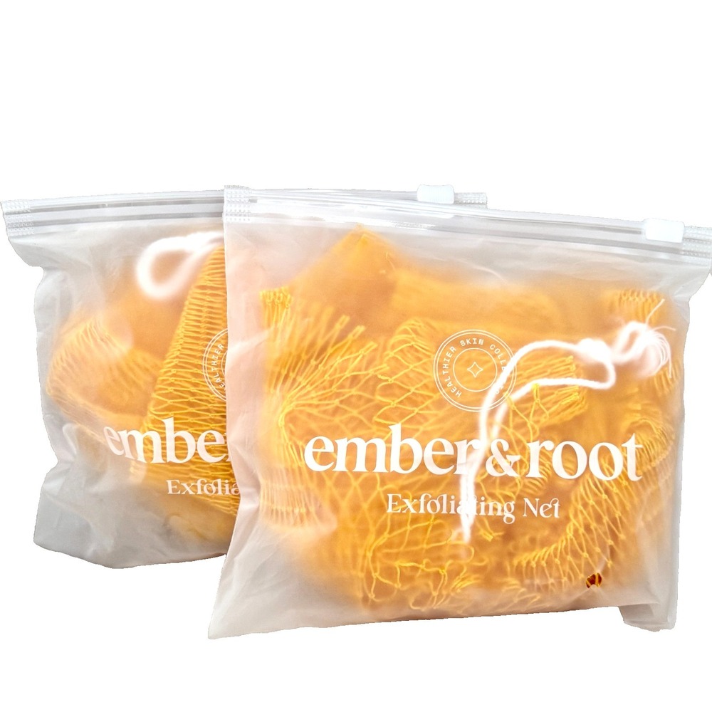 2 NEW Exfoliating African Body Scrubber Exfoliating Net